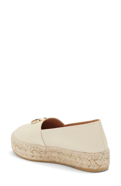 Valentino By Mario Valentino Jessica Espadrille Loafer In Cream