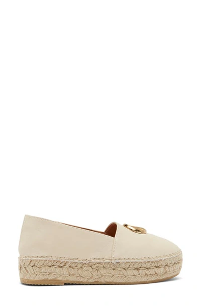 Valentino By Mario Valentino Jessica Espadrille Loafer In Cream