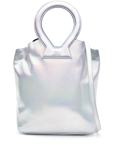 Shop Luar Bags In Silver Iridescente