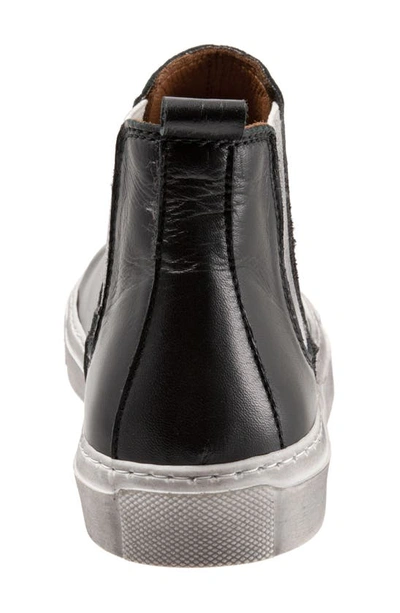 Shop Bueno Rant Sneaker In Black Leather