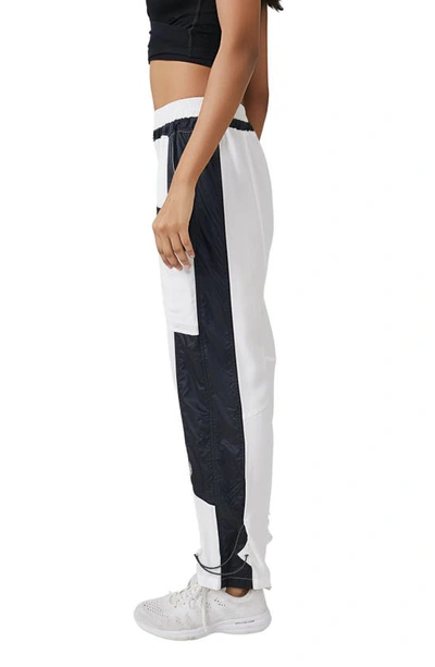 Shop Fp Movement Tricked Out Colorblock Cargo Pants In White Combo