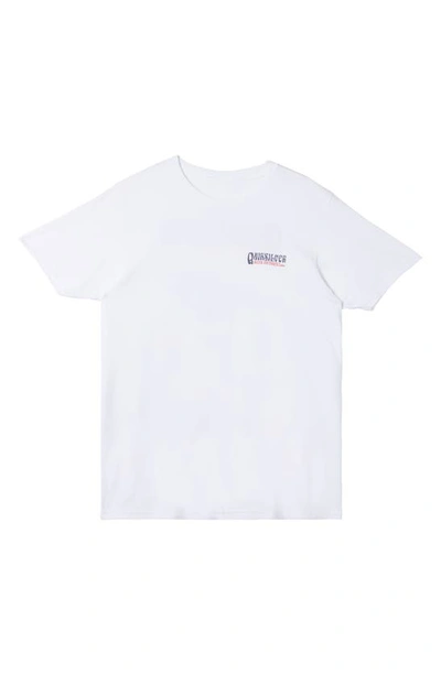 Shop Quiksilver Sealife Cotton Graphic T-shirt In White