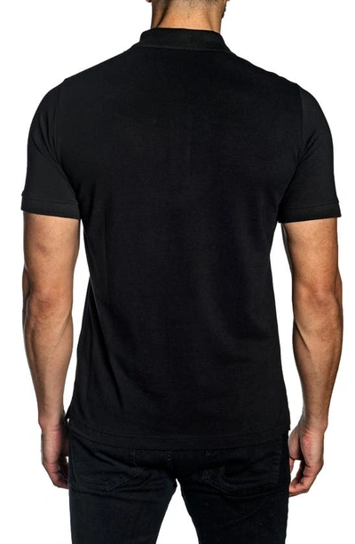 Shop Jared Lang X Nft New World Monks Embroidered T-shirt In Black