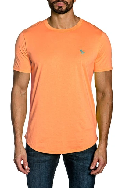 Shop Jared Lang Short Sleeve Cotton T-shirt In Sorbet