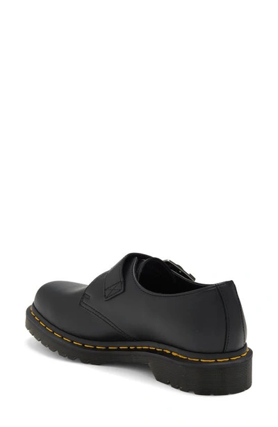 Dr. Martens' 1461 Monk Strap Loafer In Black Classic Pull Up