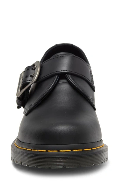 Dr. Martens' 1461 Monk Strap Loafer In Black Classic Pull Up