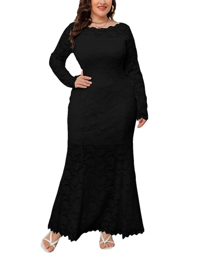 Shop Romanissa Dress In Black