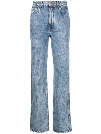 Shop Khaite Jeans Danielle Clothing In Blue