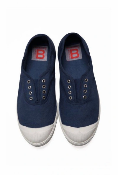 Shop Bensimon Elly Tennis Shoes In Navy In Blue