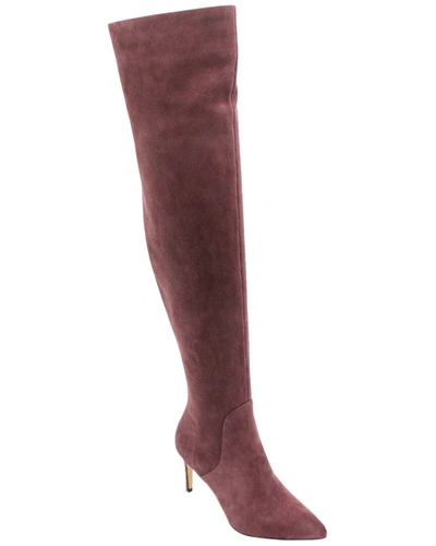 Shop Charles David Piano Suede Boot In Red