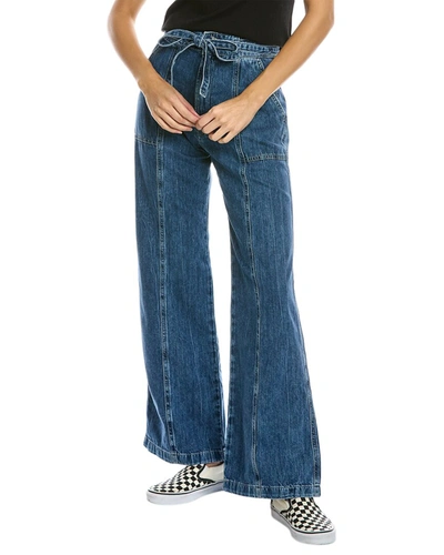 Shop Hudson Jeans Indigo Waters Wide Leg Jean In Blue