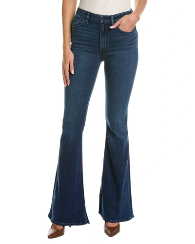 Shop Hudson Jeans Holly Deep Water High-rise Flare Jean In Blue