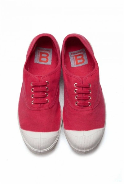 Shop Bensimon Elly Tennis Shoes In Red