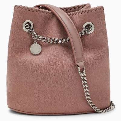 Shop Stella Mccartney | Falabella Pink Bucket Bag In Burgundy