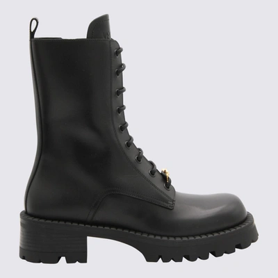 Shop Versace Black Vagabond Boots