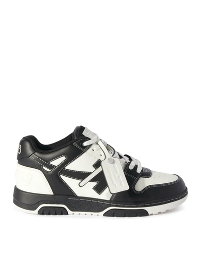 Shop Off-white Sneakers Out Of Office In Pelle In White