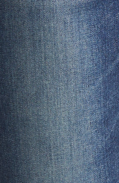 Shop Moussy Douglass Crop Skinny Jeans In Dark Blue