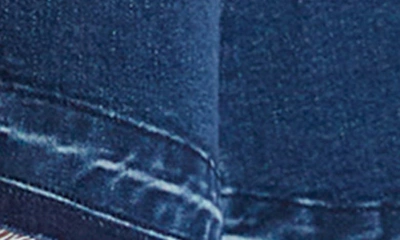 Shop Wash Lab Denim Align Slit Front Denim Midi Skirt In Blue Jade