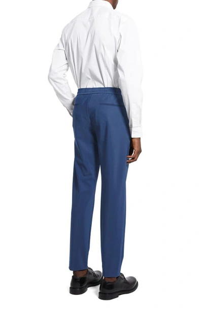 Shop Theory Mayer Precision Ponte Knit Pants In Deep Atlantic