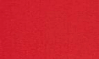 Shop Valentino Rosette Detail Crepe Couture Midi Dress In Rosso
