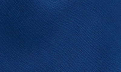 Mango Textured Satin Button-up Shirt In Medium Blue