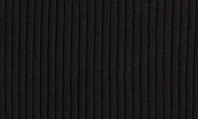 Shop Open Edit Rib Sweater Skirt In Black