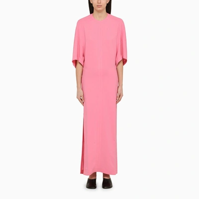 Shop Stella Mccartney Pink Viscose Long Dress