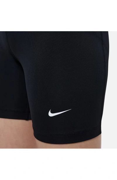 Shop Nike Pro Dri-fit Shorts In Black/ White