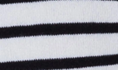 Shop Akris Punto Stripe Virgin Wool & Cashmere Sweater In Cream-black
