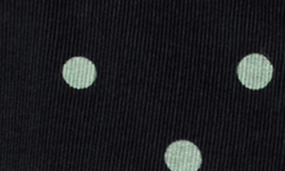 Shop Allsaints Ocular Polka Dot Corduroy Button-up Shirt In Black