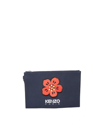 Shop Kenzo Pocket Square In Blue