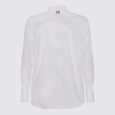 Shop Thom Browne Shirts White