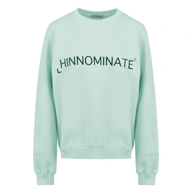 Shop Hinnominate Green Cotton Sweater
