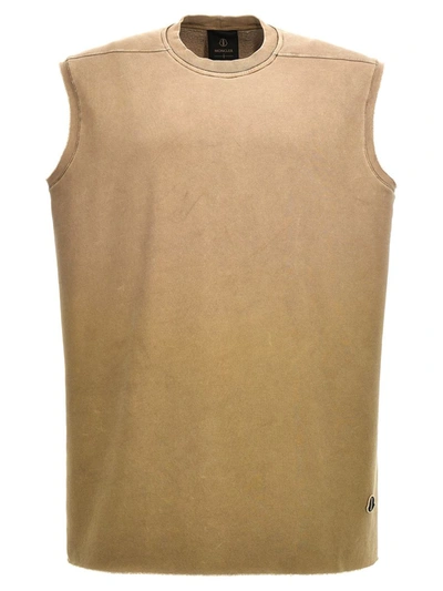 Shop Rick Owens Moncler Genius +  Vest In Beige
