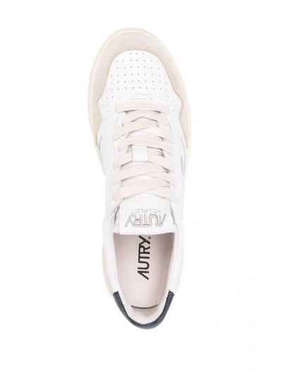 Shop Autry Medalist Low-top Sneakers In White / Blue