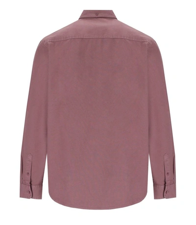 Shop Carhartt Wip  L/s Bolton Daphne Shirt In Pink