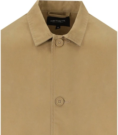 Shop Carhartt Wip  Newhaven Sand Coat In Beige