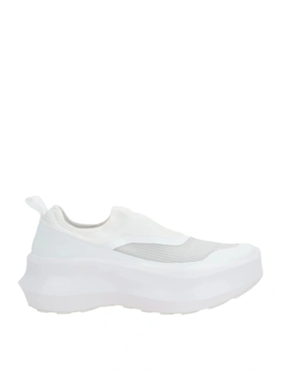 Shop Comme Des Garçons X Salomon Slip-on Sneakers In White