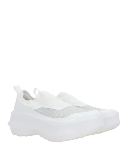 Shop Comme Des Garçons X Salomon Slip-on Sneakers In White