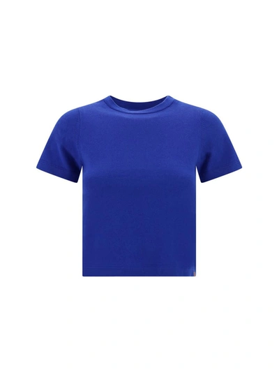 Shop Extreme Cashmere Top In Primary Blue