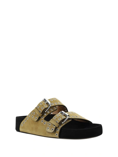 Shop Isabel Marant Sandals In Taupe