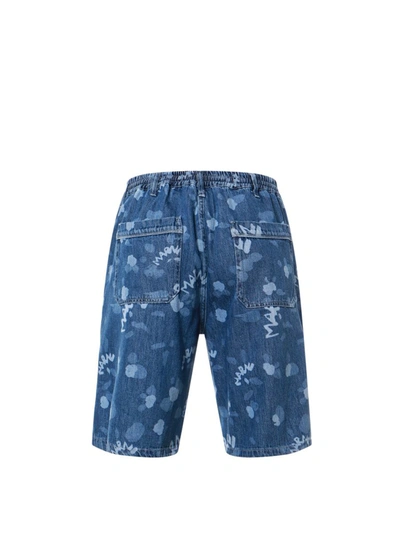 Shop Marni Bermuda Shorts In Blue