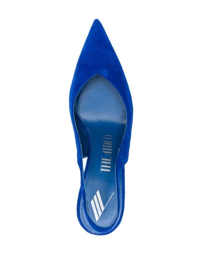Shop Attico The  Pumps Cheope 105mm In Blue