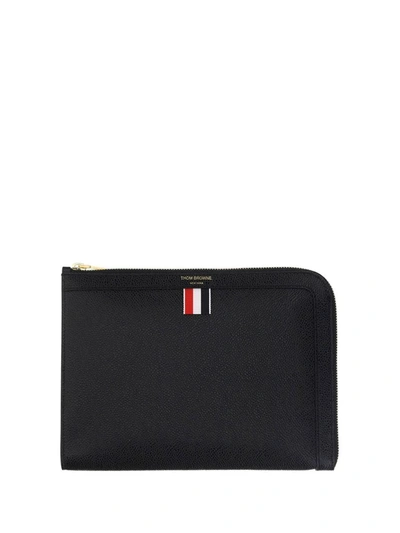 Shop Thom Browne Covers E Cases In Black