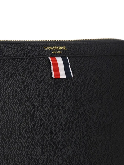 Shop Thom Browne Covers E Cases In Black