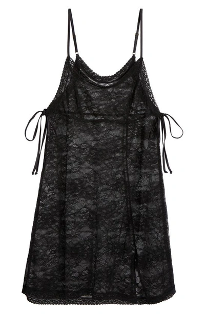 Honeydew Intimates Keepsake Lace Chemise In Black