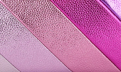 Shop Kurt Geiger Kensington Leather Convertible Shoulder Bag In Open Pink
