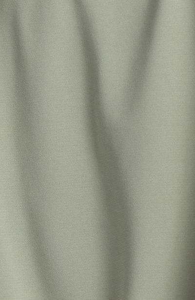 Open Edit Knit Blouson Crop Top In Green Halo