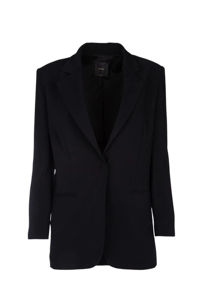 Shop Pinko Jackets And Vests In Black