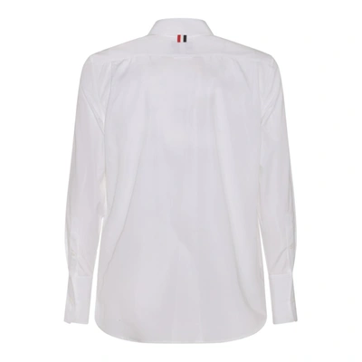 Shop Thom Browne Shirts White